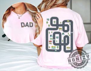 Twosided Car Track Dad Car Massage Shirt honizy 2 1