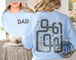 Twosided Car Track Dad Car Massage Shirt honizy 3 1