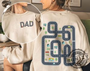 Twosided Car Track Dad Car Massage Shirt honizy 4 1