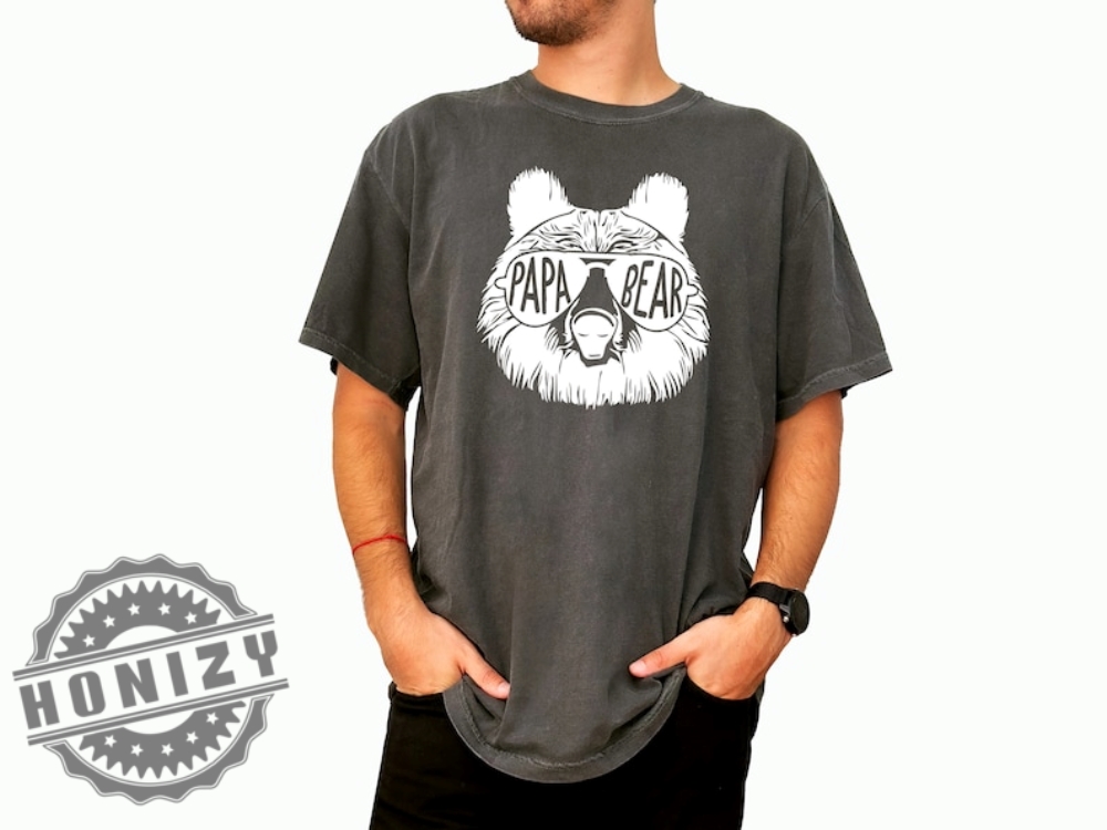 Papa Bear Shirt Fathers Day Gift