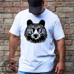 Papa Bear Shirt Fathers Day Gift honizy 3