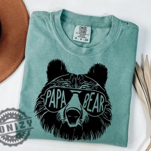 Papa Bear Shirt Fathers Day Gift honizy 4