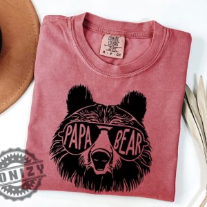 Papa Bear Shirt Fathers Day Gift honizy 5