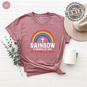 Rainbow A Promise Of God Not A Symbol Of Pride Shirt honizy 5