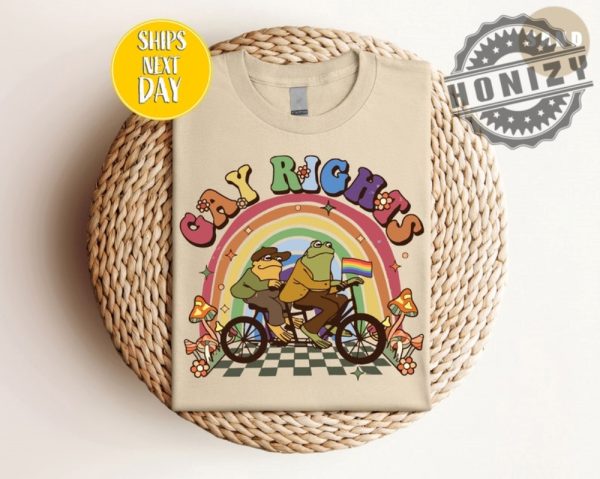 Funny Frog Gay Rights Lgbt Rainbow Frog And Toad Pride Shirt honizy 1