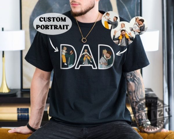 Custom Photo Shirt For Dad Fathers Day Dad Birthday Gifts honizy 1