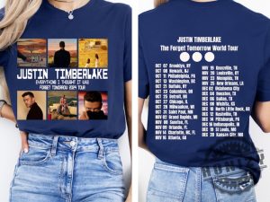 2024 Justin Timberlake Fall Tour Forget Tomorrow World Tour Shirt honizy 4