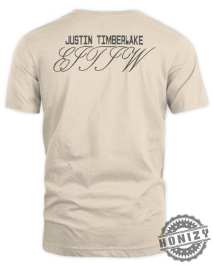 2 Sided Justin Timberlake Forget Tomorrow World Tour 2024 Shirt honizy 2