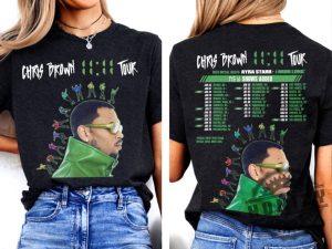 Chris Brown 1111 2024 Tour Shirt honizy 2