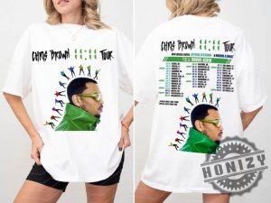 Chris Brown 1111 2024 Tour Shirt honizy 3