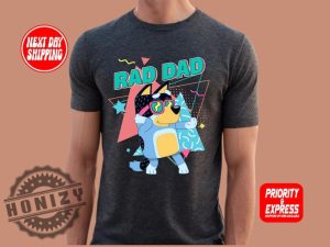 Rad Dad Bluey Rad Like Dad Rad Dad Bluey Family Fathers Day Gift honizy 9