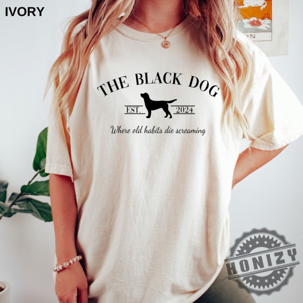 The Black Dog Tortured Poets New Album Shirt