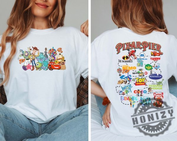 Vintage Pixar Pier Disneyland Shirt honizy 3