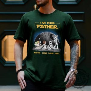 Personalized I Am Their Father Shirt For Dad Custom Fathers Day Shirt With Kid Names honizy 2