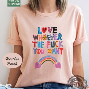 Love Whoever The Fuck You Want Lgbqt Shirt honizy 2