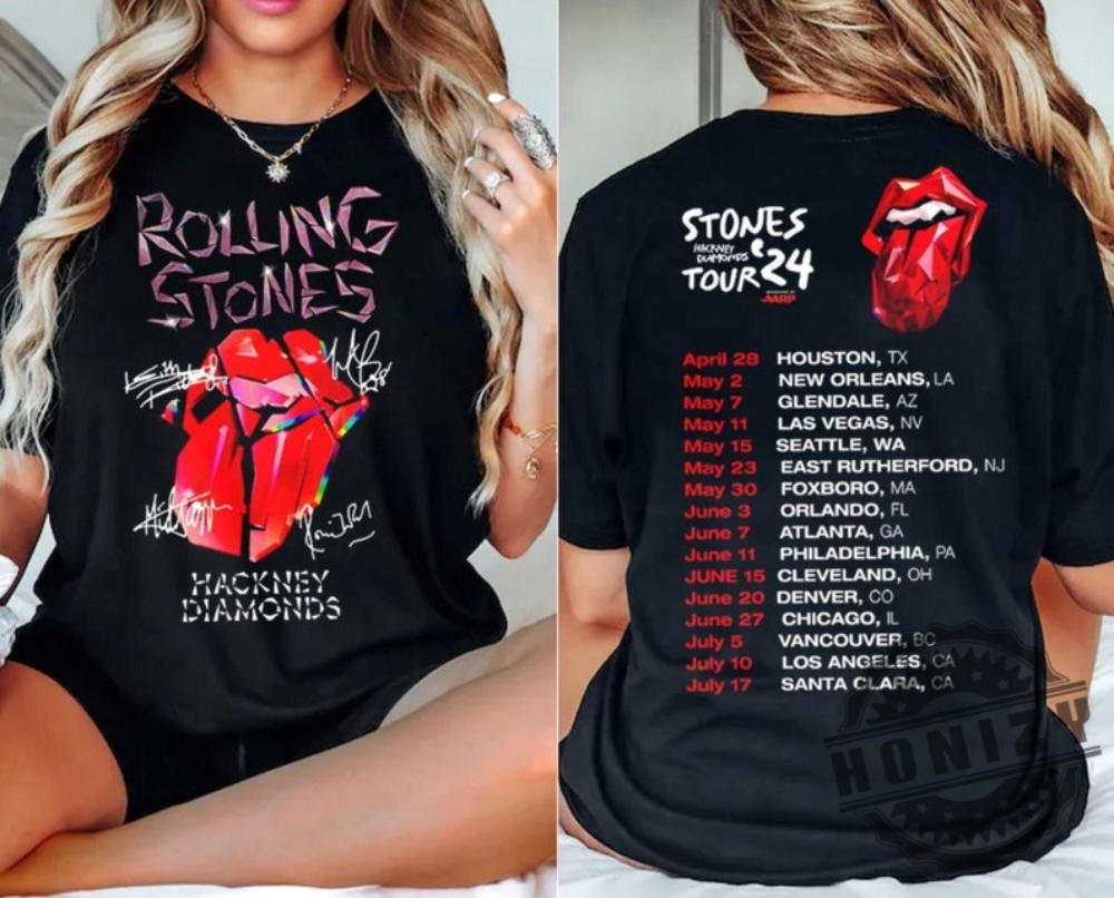 Rolling Stones 2024 Tour Shirt