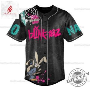 Custom Blink 182 Baseball Jersey 3D Shirt honizy 3