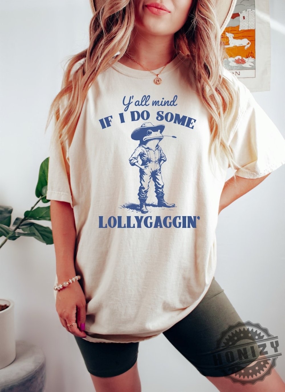 Yall Mind If I Do Some Lollygagging Funny Frog Shirt