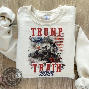 Trump Train 2024 American 4Th Of July Shirt honizy 3
