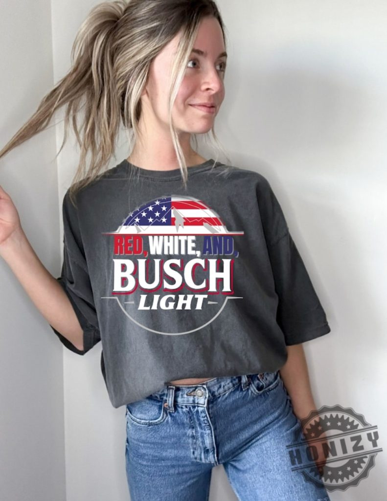 Busch Light Beer America July 4Th Red White Blue Shirt honizy 1