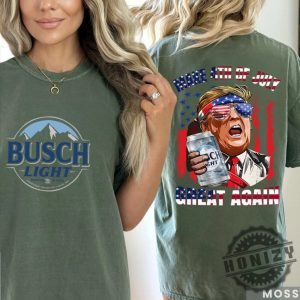 Busch Light Make Trump 4Th Of July Great Again Shirt honizy 4