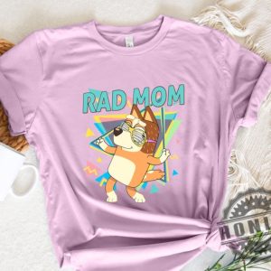 Retro Rad Mom Cute Mama Chilli Heeler Bluey Family Shirt honizy 7