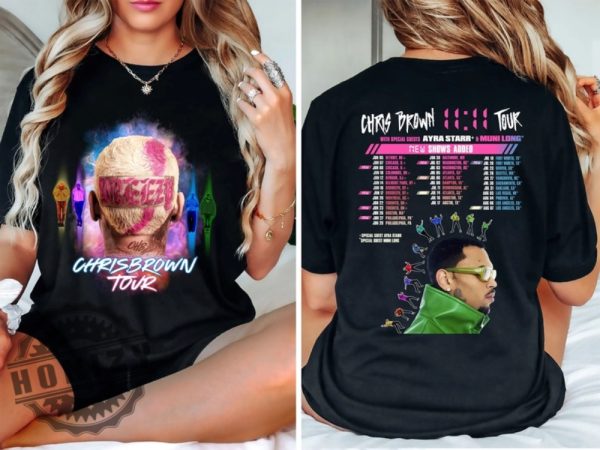 Chris Brown 2024 Concert Merch honizy 1