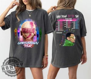 Chris Brown 2024 Concert Merch honizy 2