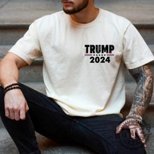 Two Sided I Stand With Trump Shirt honizy 4