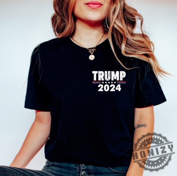 Two Sided I Stand With Trump Shirt honizy 6