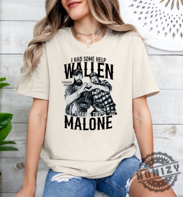 I Had Some Help Country Music Vintage Shirt honizy 3