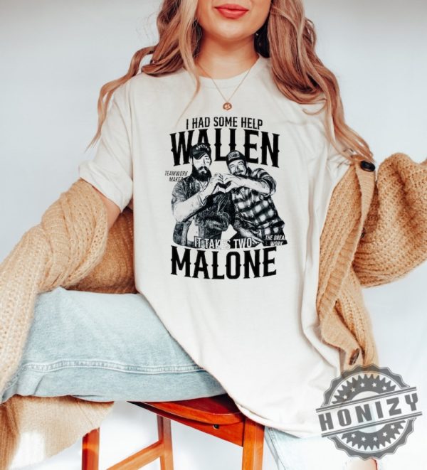 I Had Some Help Country Music Vintage Shirt honizy 5