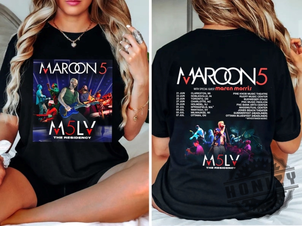 Maroon 5 2024 Tour Shirt