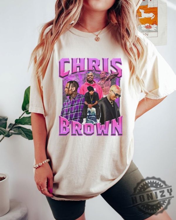 Vintage Chris Brown Hiphop Shirt honizy 2