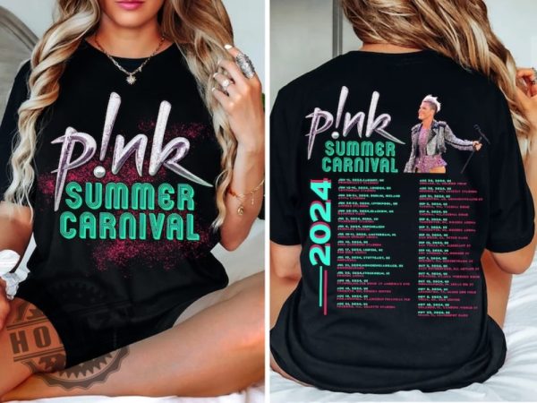 Pink Singer Summer Carnival 2024 Festival World Tour Shirt honizy 1