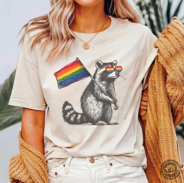 Raccoon Pride Lgbt Shirt honizy 1