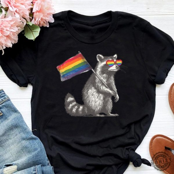 Raccoon Pride Lgbt Shirt honizy 5