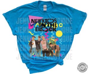 Nkotb Neon Donnie Joey Danny Jordan Jonathan Concert Music Magic Summer 2024 New Kids On The Block Shirt honizy 3