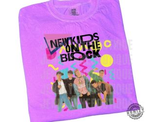 Nkotb Neon Donnie Joey Danny Jordan Jonathan Concert Music Magic Summer 2024 New Kids On The Block Shirt honizy 7