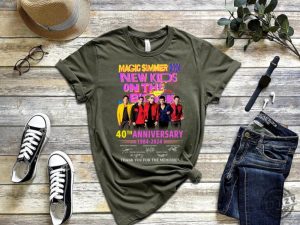 Magic Summer 2024 New Kids On The Block 40Th Anniversary 1984 2024 Nkotb Vintage Shirt honizy 3