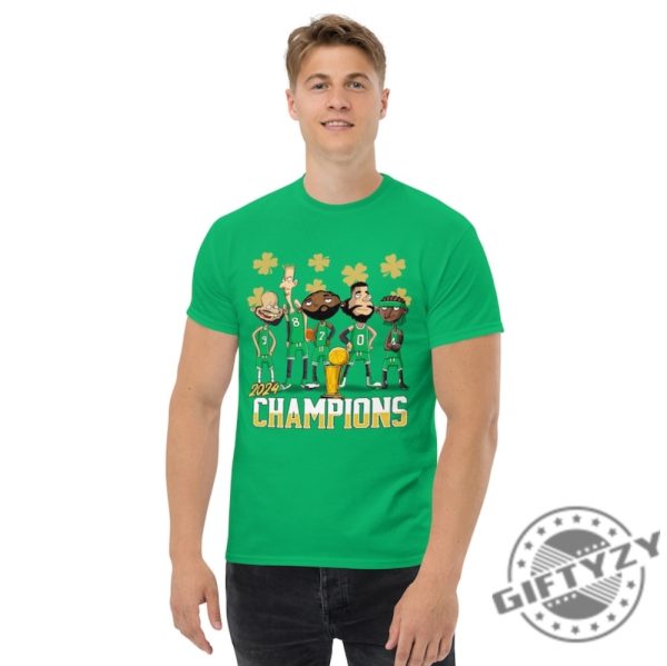 2024 Celtic Championship Team Cartoon Shirt honizy 4