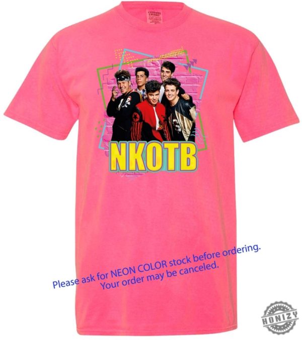 Nkotb Neon Magic Summer 2024 New Kids On The Block Shirt honizy 2