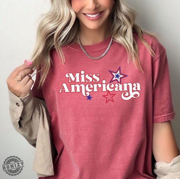 Miss Americana Swiftie Fangirl Fourth Of July Shirt honizy 2