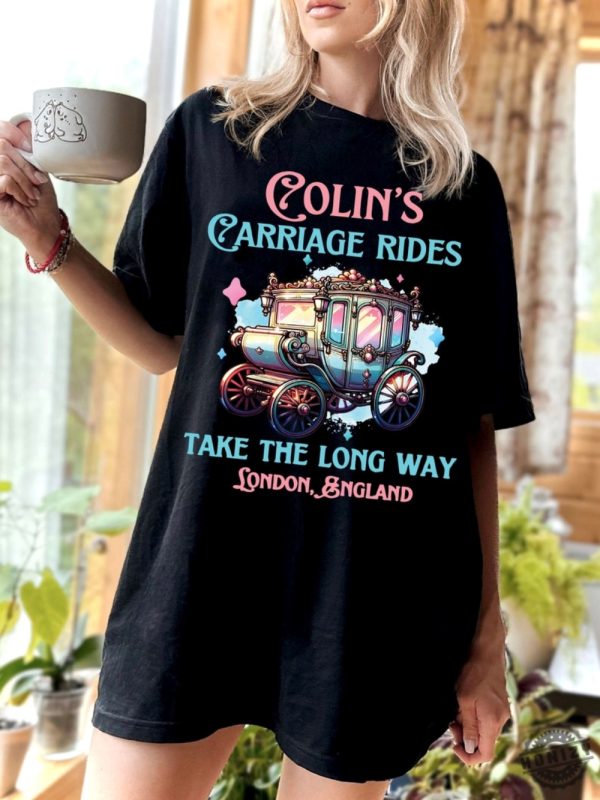 Colins Carriage Rides Bridgerton Penelope And Colin Shirt honizy 1