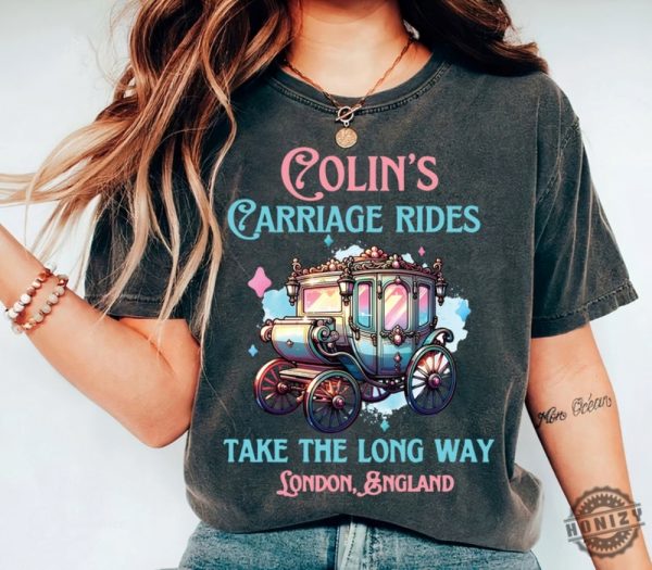 Colins Carriage Rides Bridgerton Penelope And Colin Shirt honizy 2