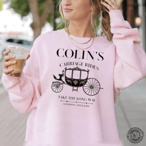 Penelope And Colin Carriage Scene Bridgerton Polin Season Shirt honizy 6