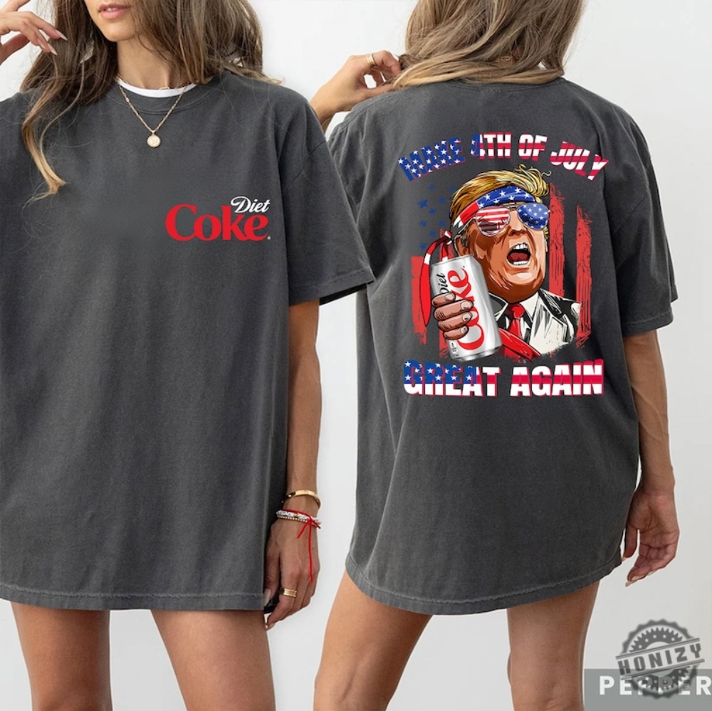 Make 4Th Of July Great Again Custom Diet Coke Shirt
