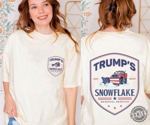 Trump Snowflake Removal Service Political Republican Party Trump 2020 Shirt honizy 3