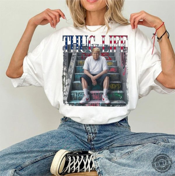 Viral Thug Life President Design Shirt honizy 1