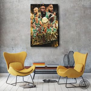 Boston Celtics 2024 Nba Championship Canvas Wall Art Home Decor Framed Poster Print honizy 5